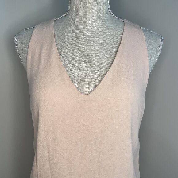 Vestique Pink Sleeveless Mini Dress Back Cut Out Women's Size Small Sundress - Picture 5 of 12